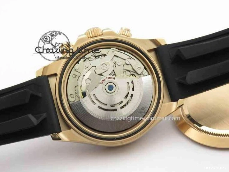 0417 RelaxedFit Daytona 116515 Noob 1:1 Best Edition Rose Gold Dial On Black Rubber Strap A7750(Free Extra Strap) 3740